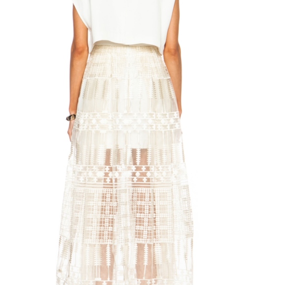 Sass & Bide The Stand Alone Lace Dress Ivory 40 - Picture 2 of 4